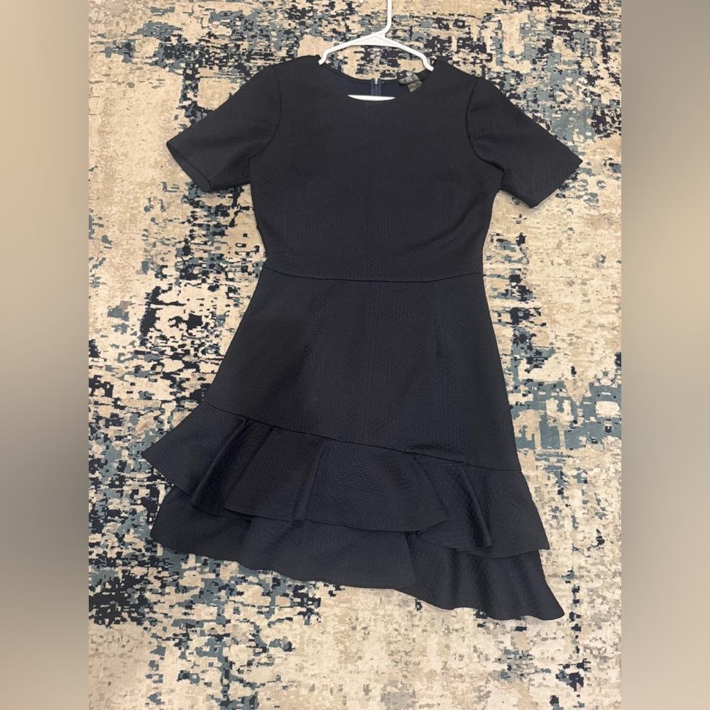 Black and navy dress